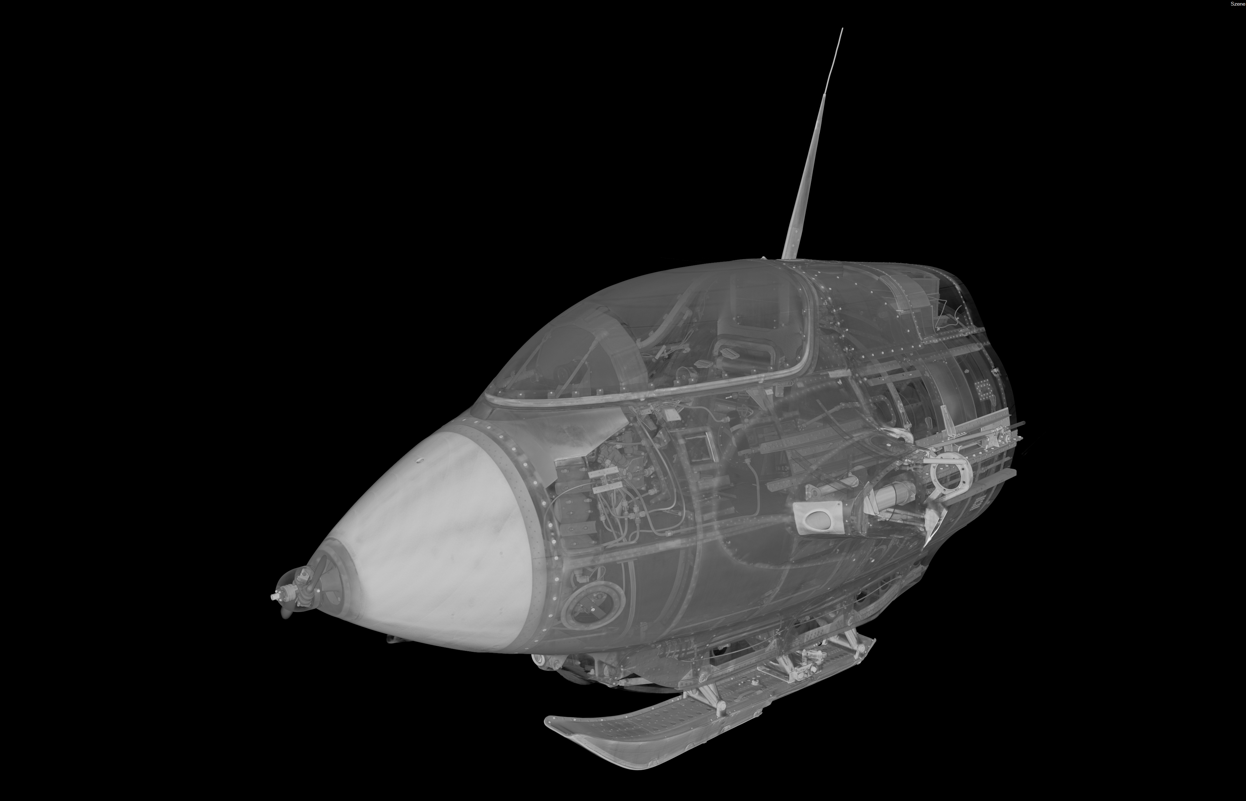 XXL-Computertomographie des Raketenjägers Me 163
