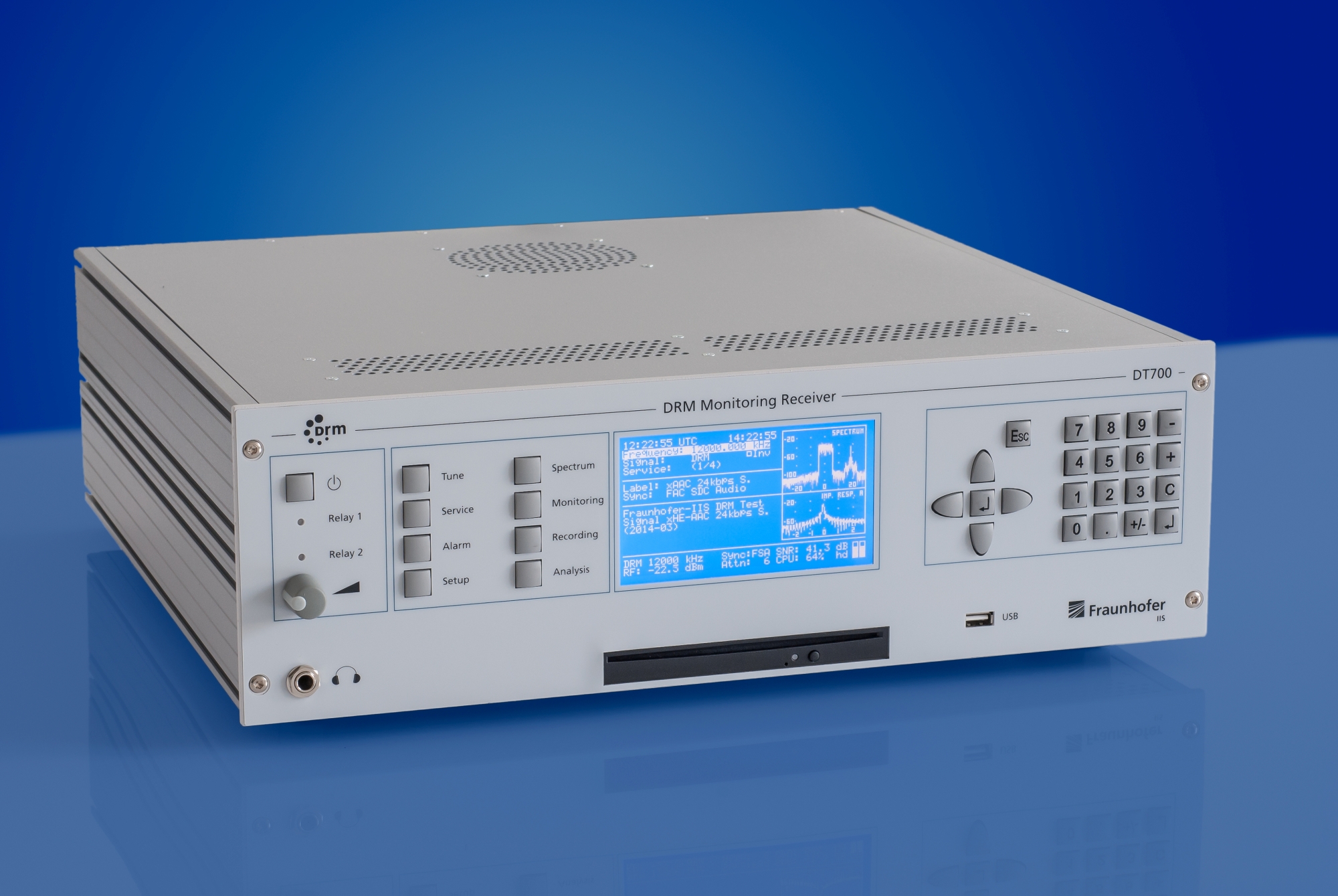 DRM Monitoring Receiver