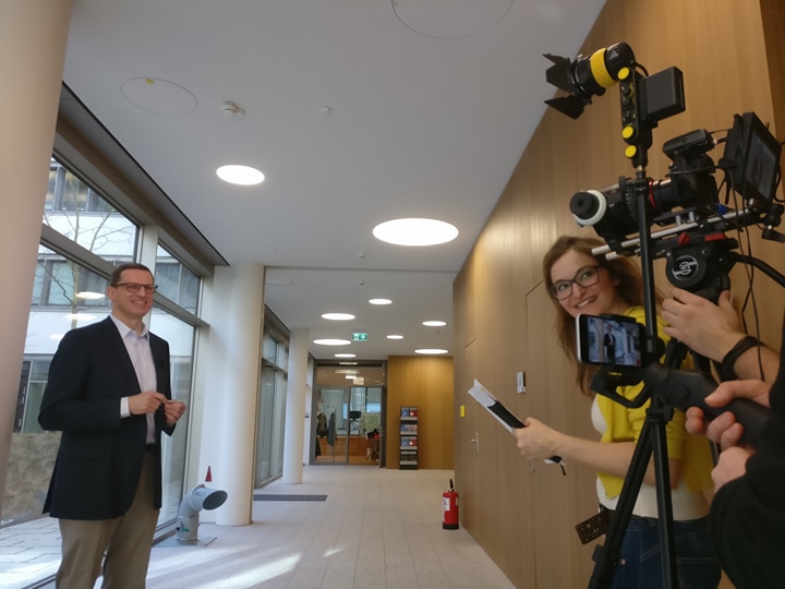 Prof. Alexander Martin im Interview mit Daniela Rembor, Fraunhofer IIS.