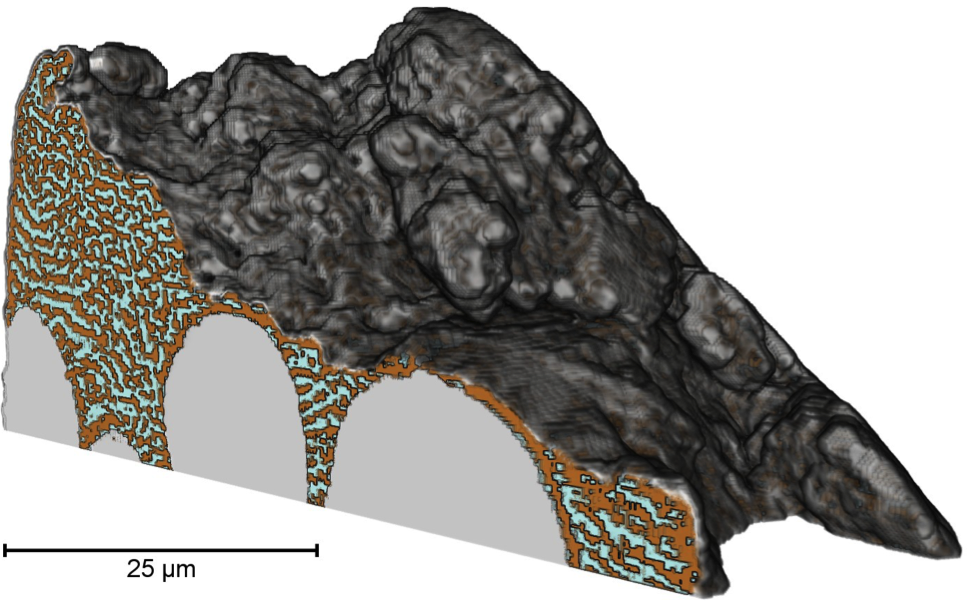 Visualisierung einer Aluminium-Legierung