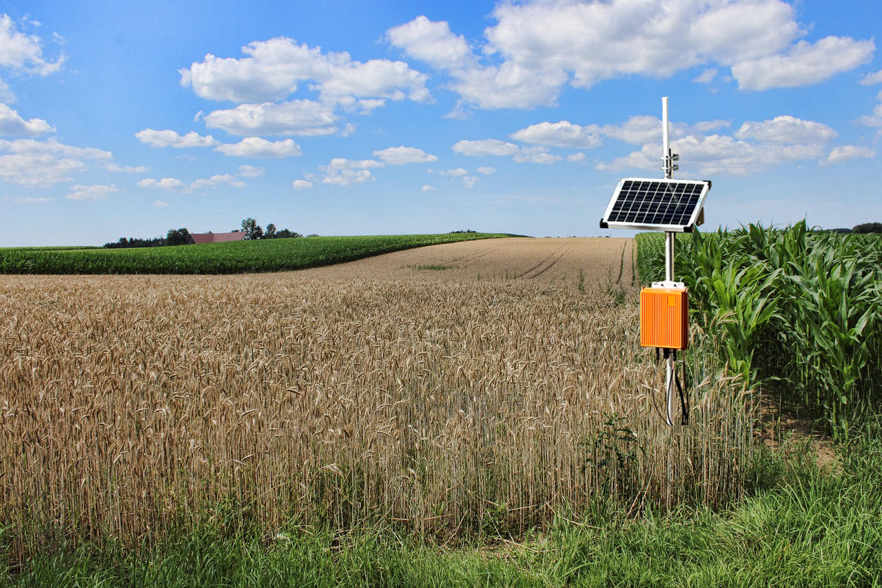 Autarke mioty®-Basisstation für den Einsatz in der Landwirtschaft 