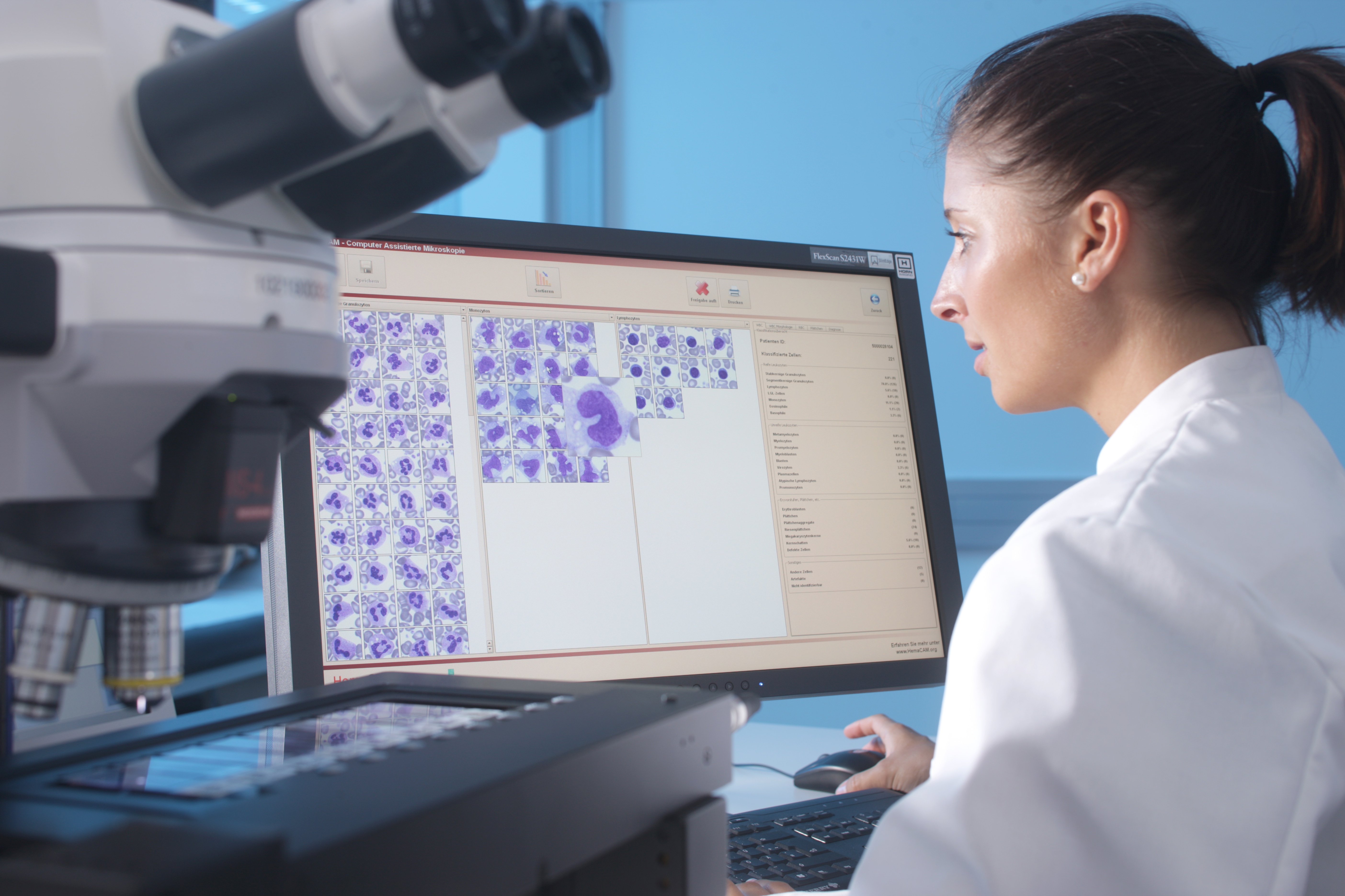 HemaCAM® – Computer-assisted Microscopy for Hematology