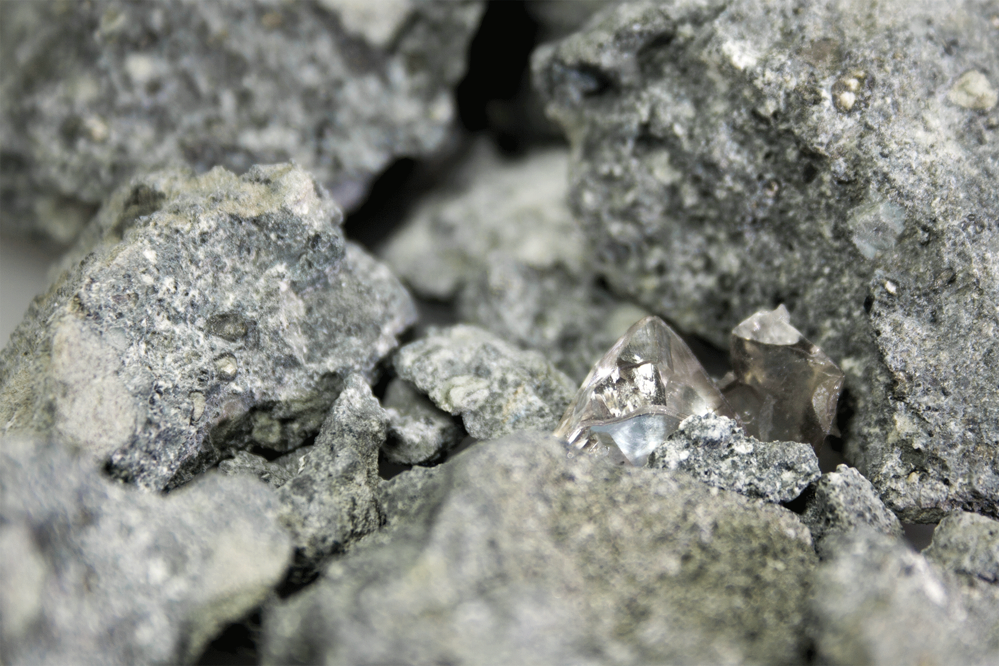 Diamant im Kimberlit