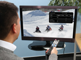 The MPEG-H 3D Audio standard will allow television viewers to individually customize their TV  audio by changing the volume of dialog and background noise elements independently of one  another. © Fraunhofer IIS/Boxler/Schilling 