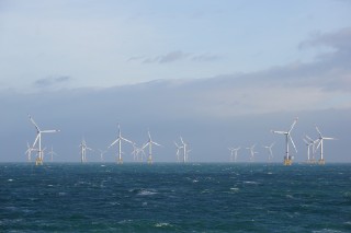 Offshore Windpark im Meer